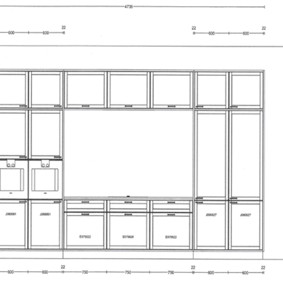 Shaker Stone Grey udstillingskøkken