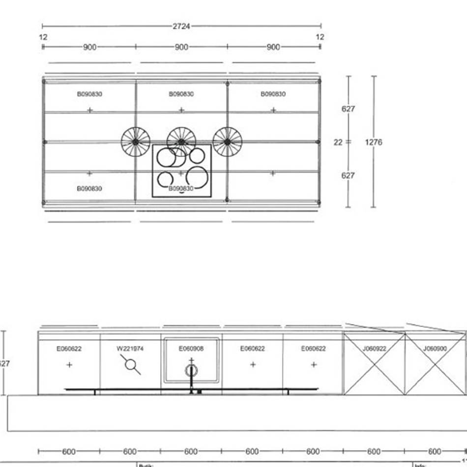 Avantgarde Glacier White udstillingskøkken
