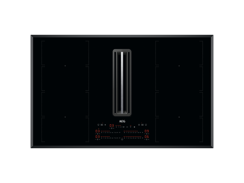 AEG Built-in FlexiBridge Hob with Extractor CCE84779FB Black ...