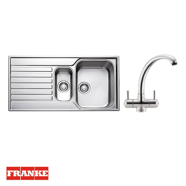 FRANKE Ascona 1.5B Stainless Steel Sink with Franke Zurich Tap