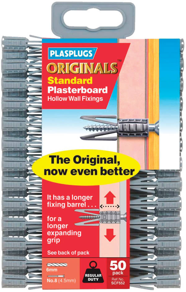 Plasplug Plasterboard Fixings.