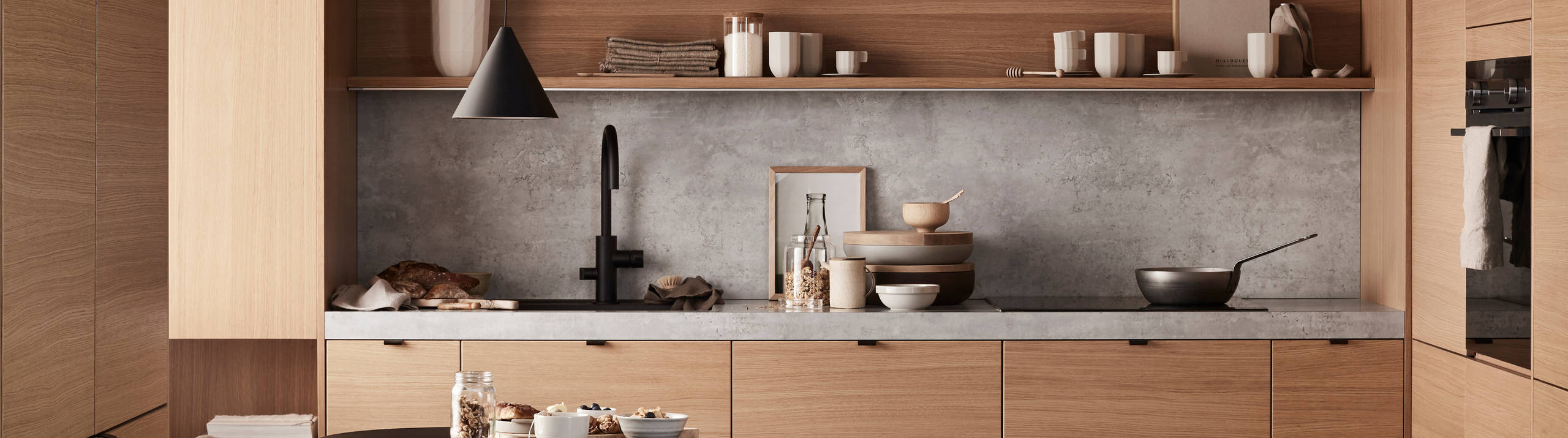 Köket Arkitekt Plus i färgen Ek Natur