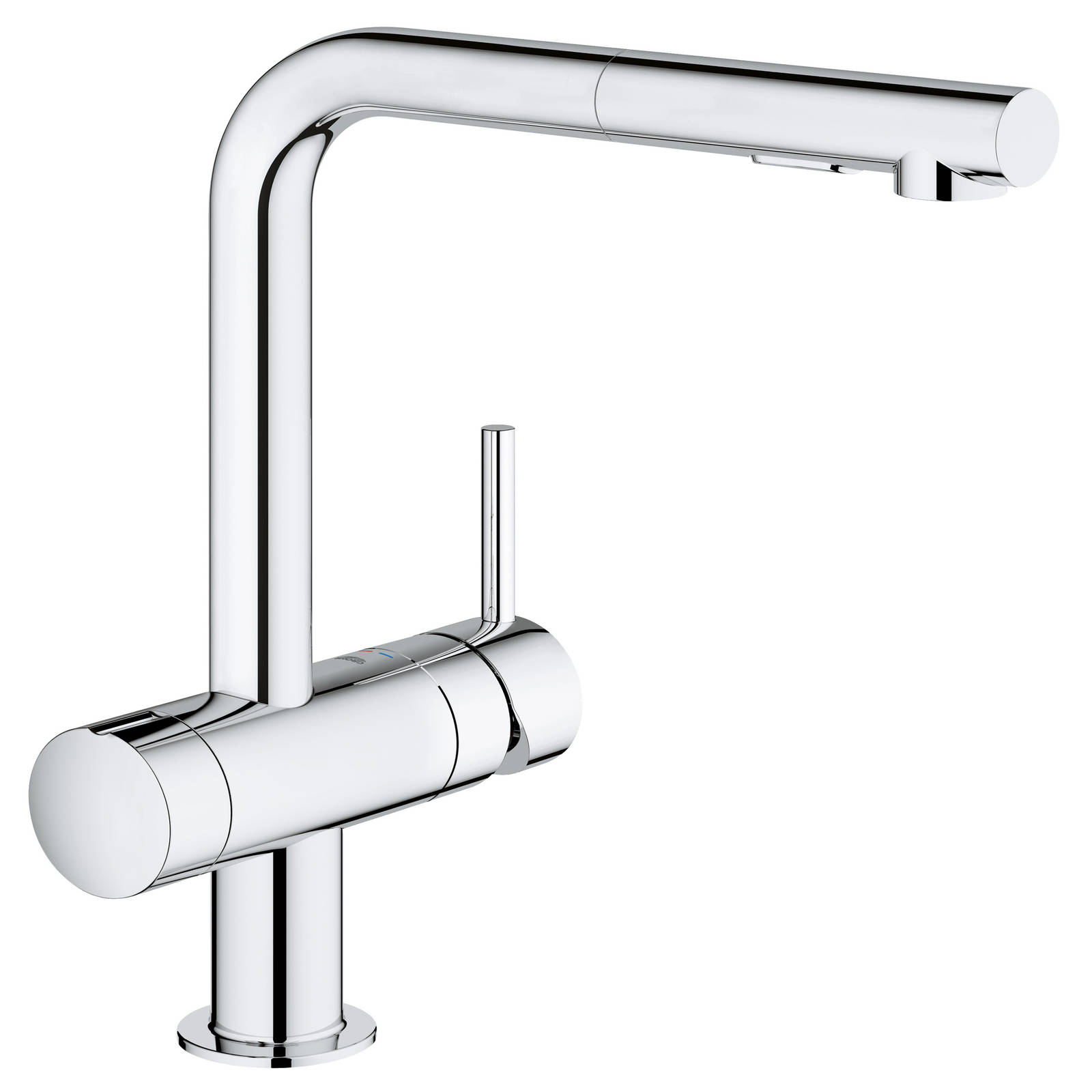 Grohe Minta m avst  L-tut krom  norema kjøkken.