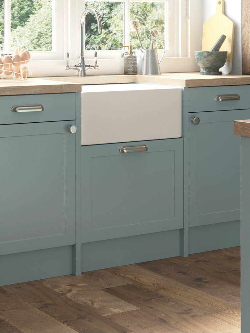 Dunham kitchen by Magnet. Smooth matt finish traditional or modern style available in over 20 colours.