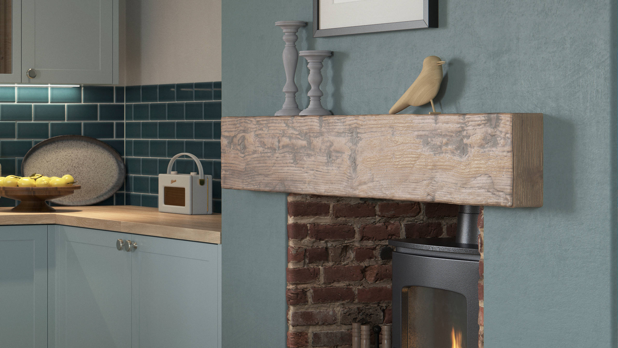 Dunham kitchen by Magnet. Smooth matt finish traditional or modern style available in over 20 colours.