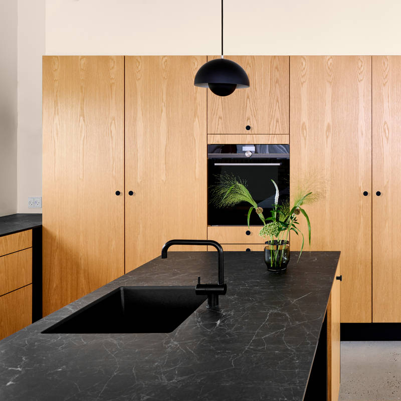 Athena køkken lodret finer