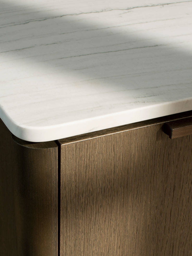 Forever oak afrundet hjørne