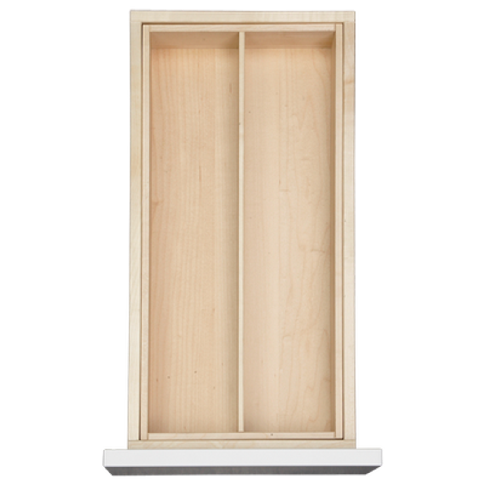 Cutlery insert in solid wood for 30 cm drawer