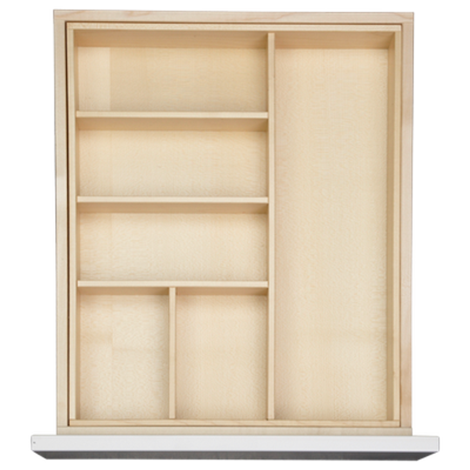 Cutlery insert in solid wood for 45 cm drawer