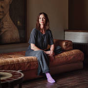 Garderober från Marbodal i ett hemma hos-reportage hos inredningsdesignern Marie Olsson Nylander.