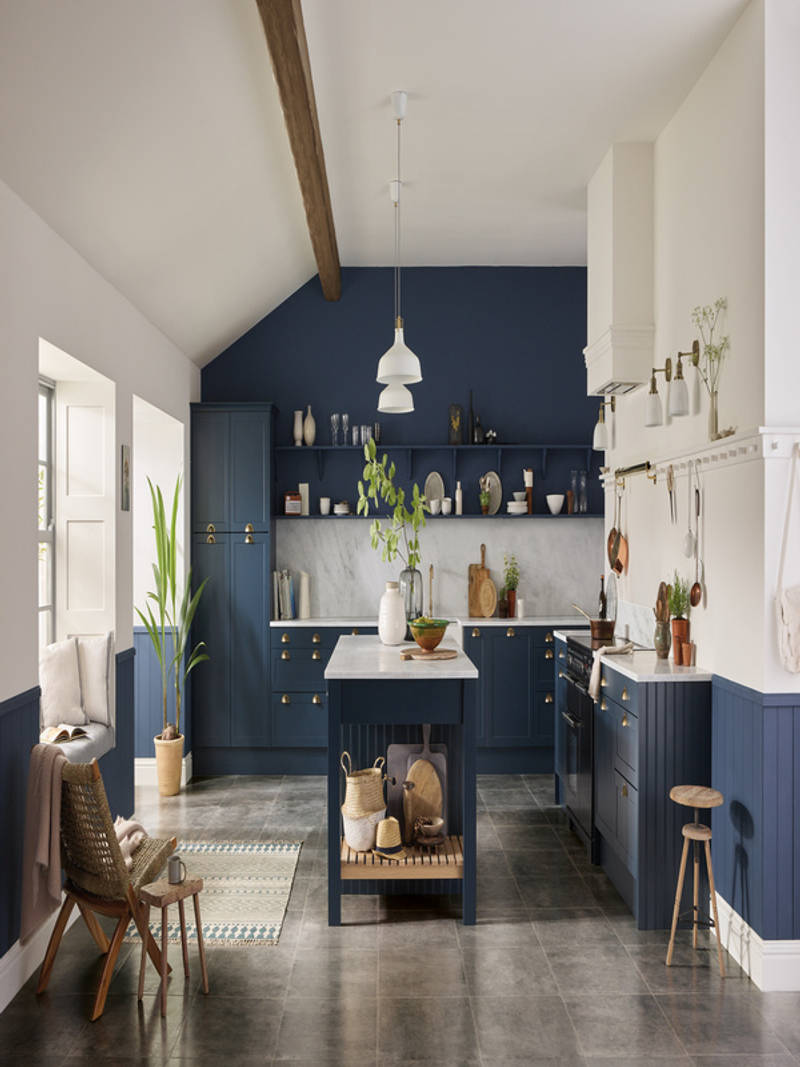 Dunham kitchen by Magnet. Smooth matt finish traditional or modern style available in over 20 colours.