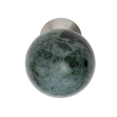 Marmorknott grønn knotter og håndtak norema kjøkken