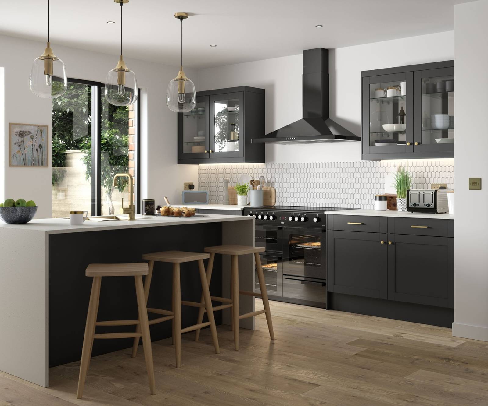 Tatton Kitchen by Magnet. A beautiful easy to use kitchen with traditional features with stylish modern touches.
