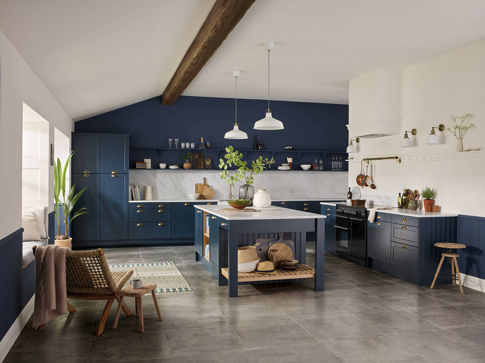 Dunham kitchen by Magnet. Smooth matt finish traditional or modern style available in over 20 colours.