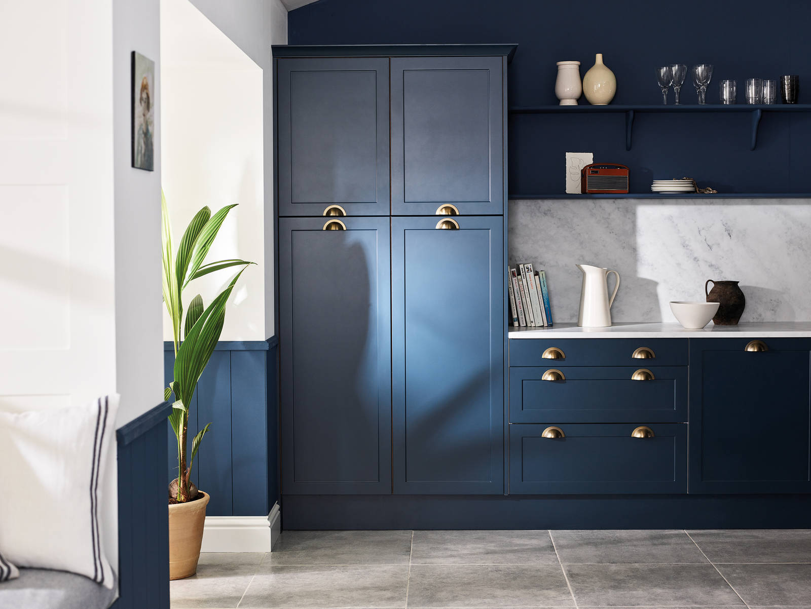 Dunham kitchen by Magnet. Smooth matt finish traditional or modern style available in over 20 colours.