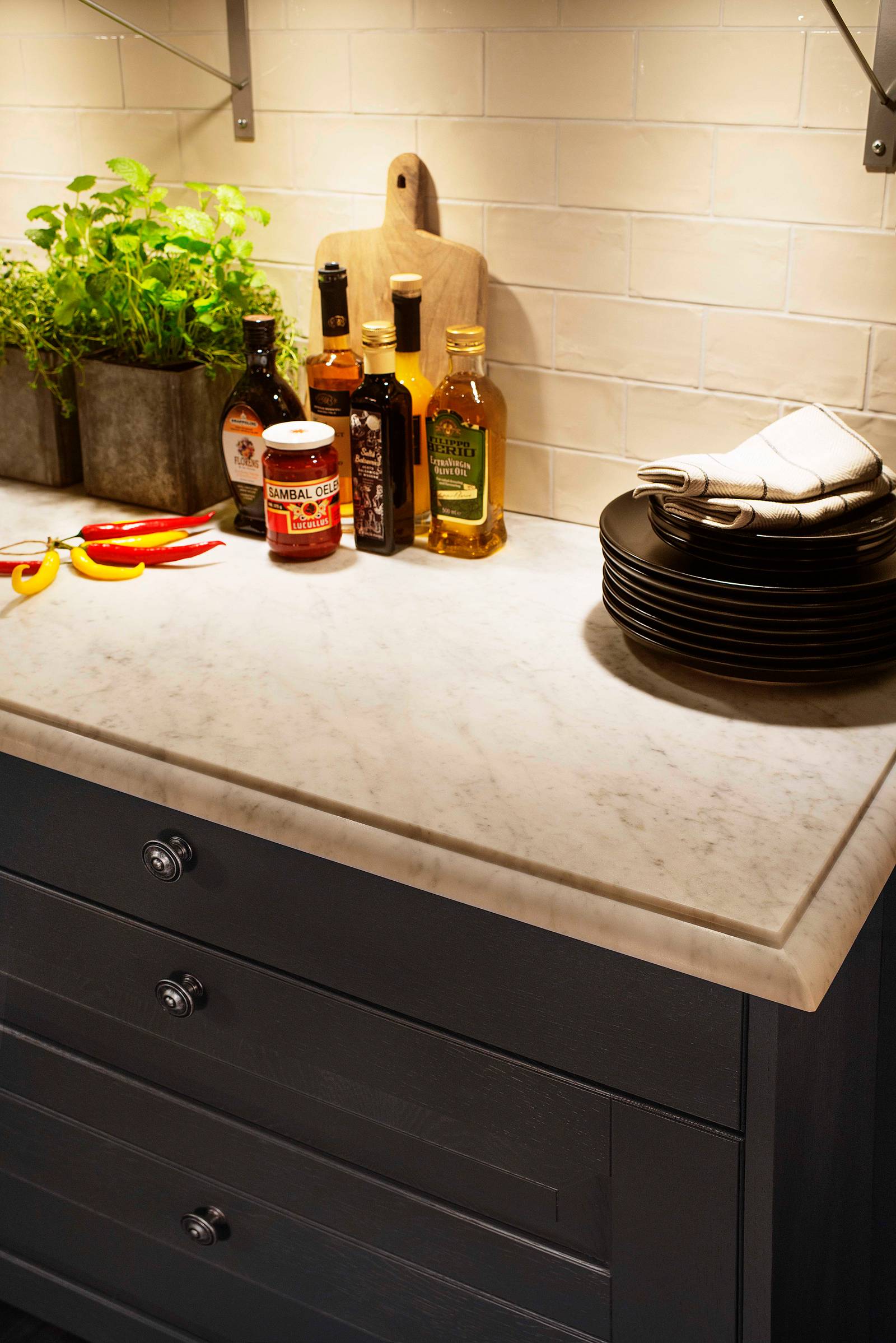 Marbodal - bänkskiva marmor Bianco Carrara