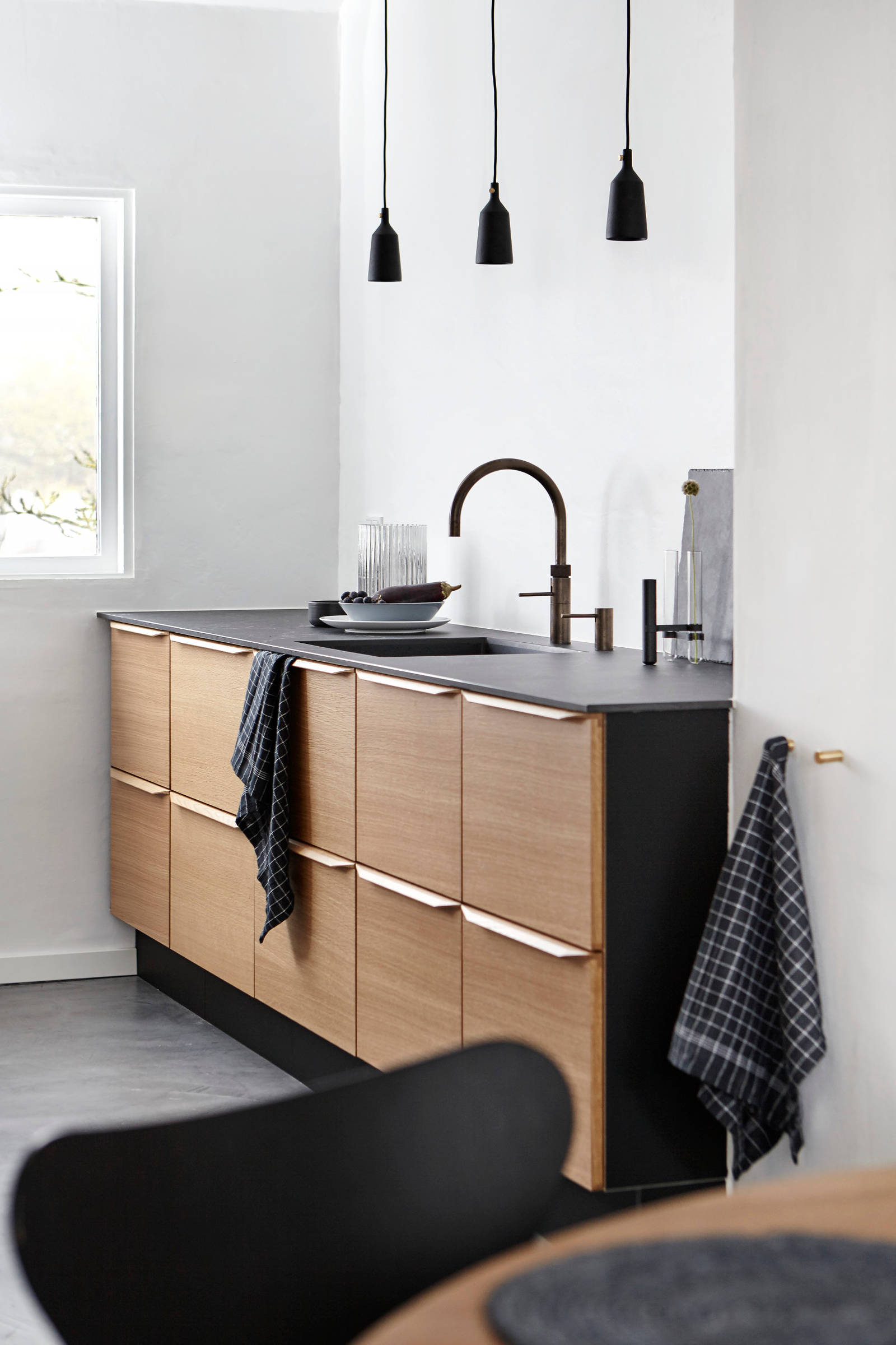 Everline køkken træ greb