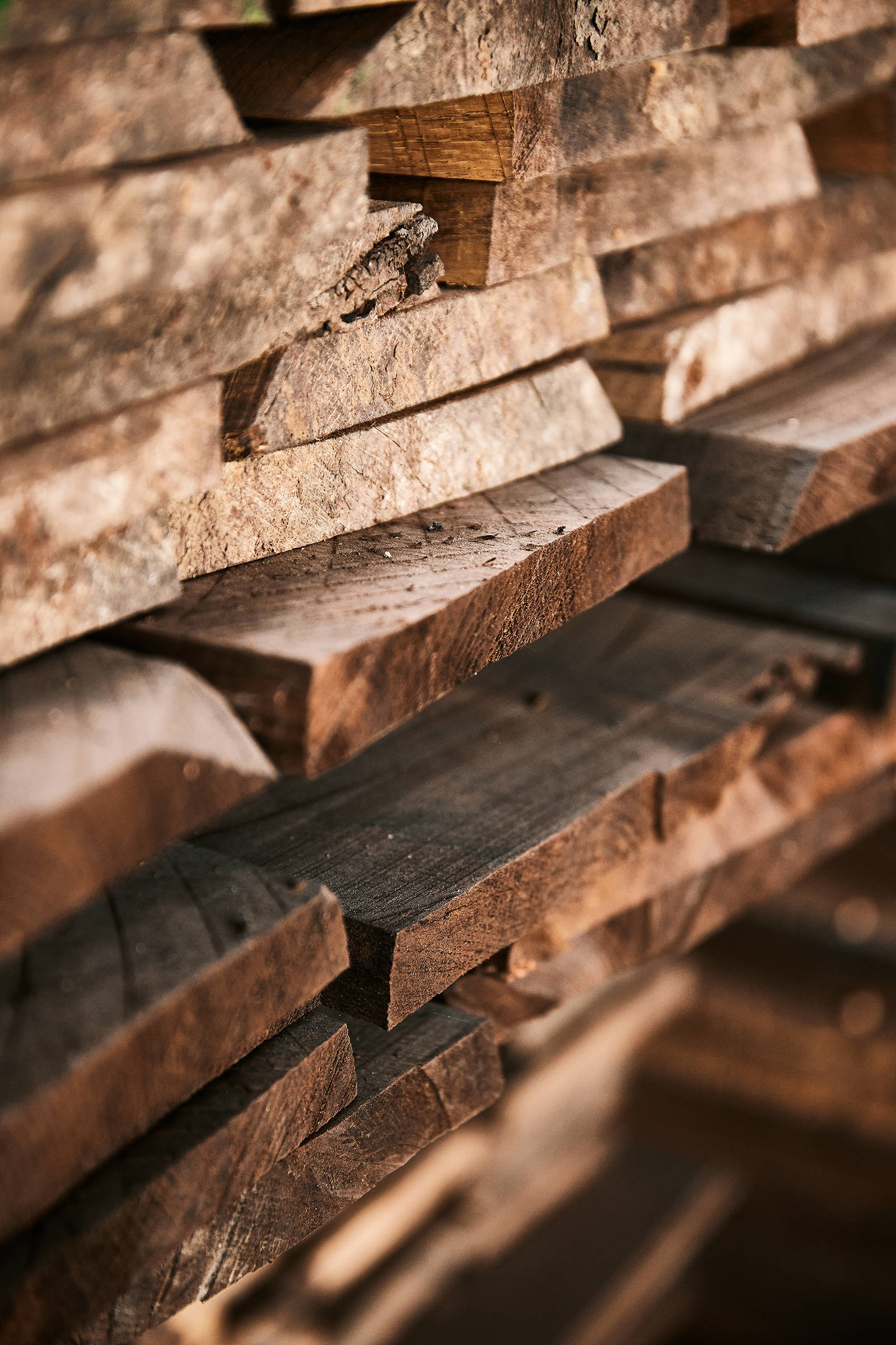 Planks for a uno form kitchen