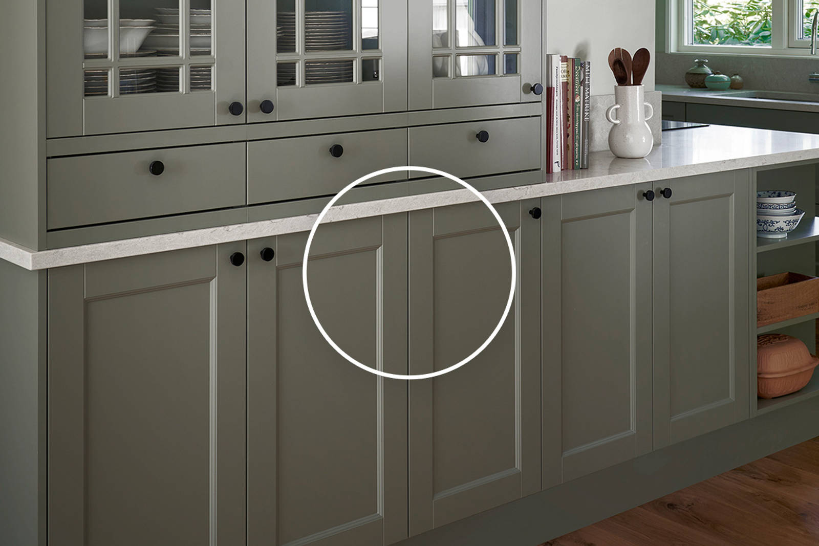 Fagerö, ett kök med ramklucka