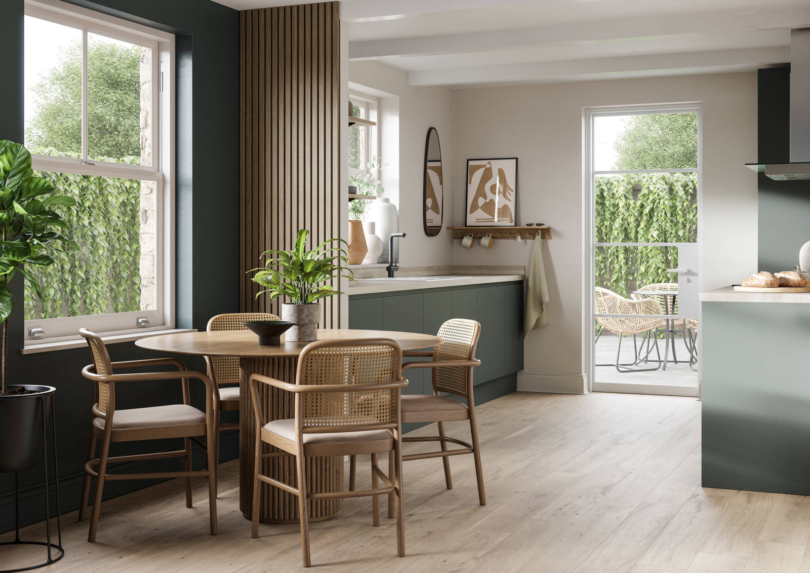 Luna is the ideal base for a minimalist kitchen design with its integrated handle that gives any kitchen a beautiful, sleek finish.
