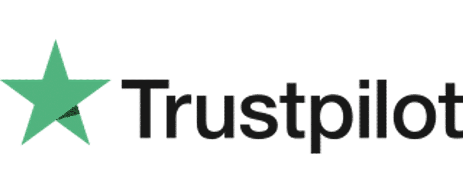 A green star next to black copy spelling out 'Trustpilot'
