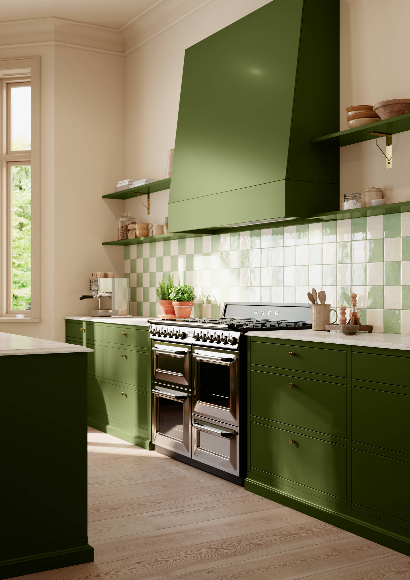 Sammen med Dagny Thurmann-Moe og Koi Fargestudio har vi utviklet seks nye jubileumsfarger som passer perfekt på et kjøkken.