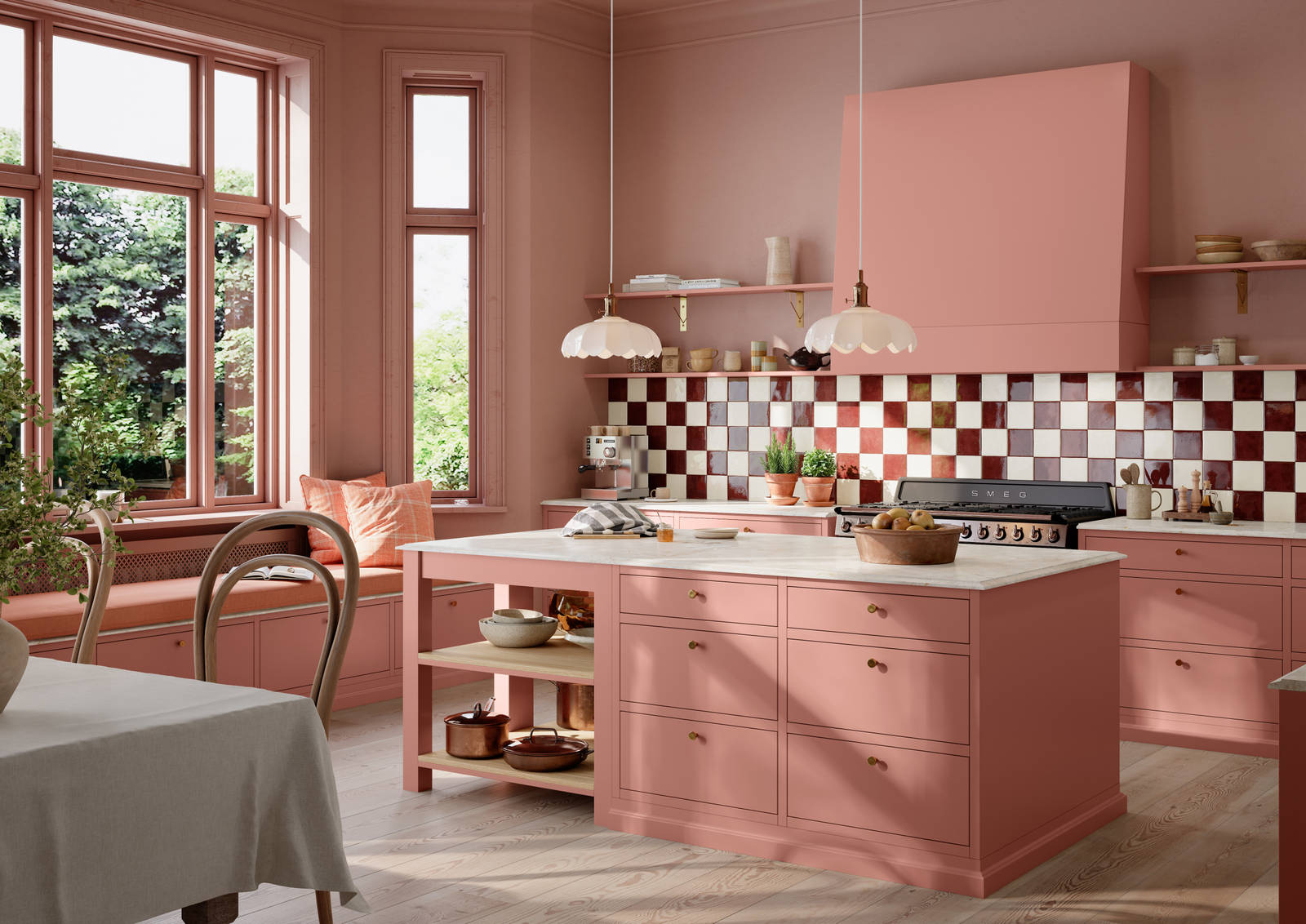 Sammen med Dagny Thurmann-Moe og Koi Fargestudio har vi utviklet seks nye jubileumsfarger som passer perfekt på et kjøkken.