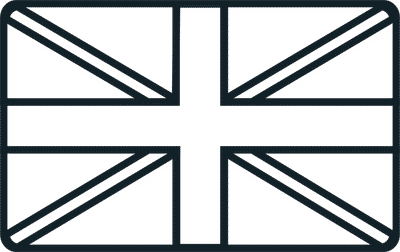 An illustration of the United Kingdom's flag
