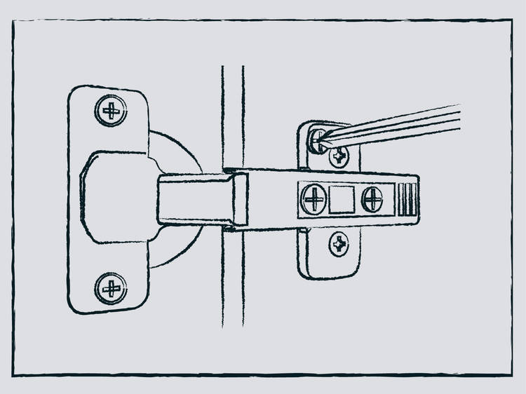 Illustration of hinge plates