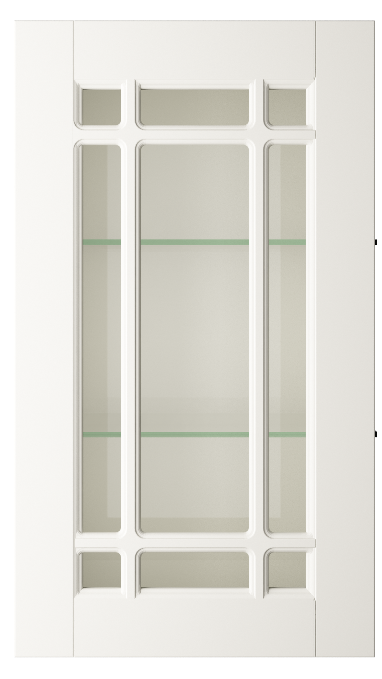 Fagerö vitrinlucka med spröjs