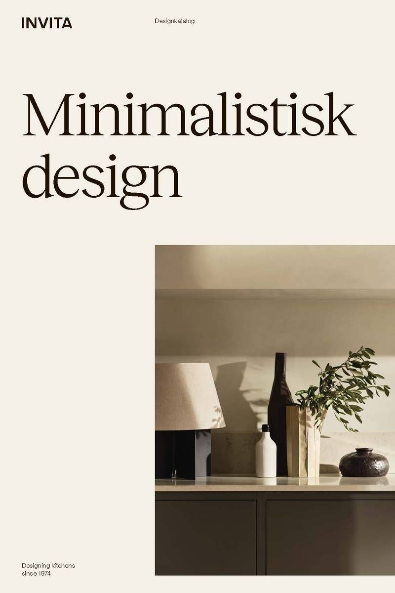 Katalog Minimalistisk design