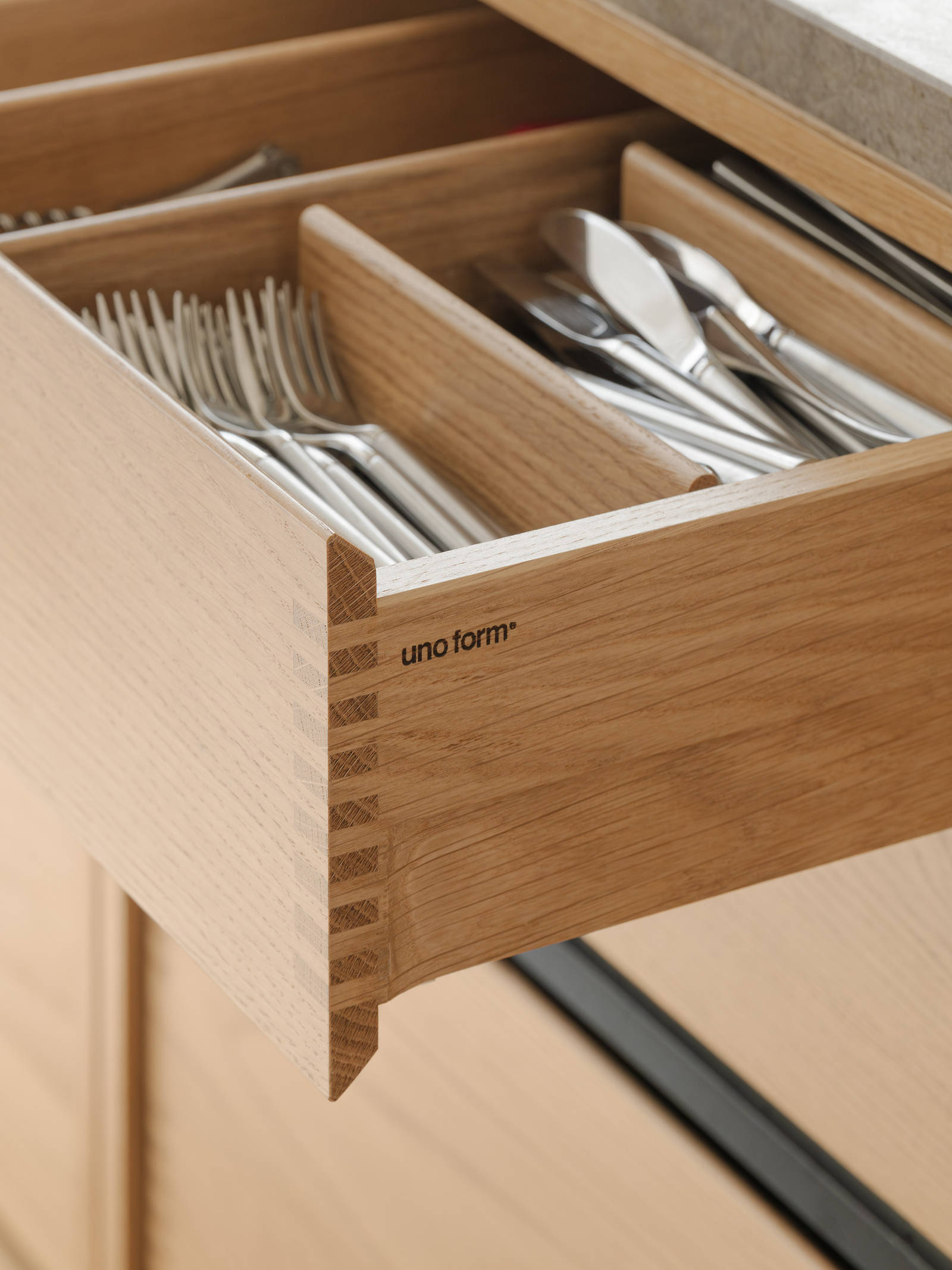 Kunstnerbolig med Copenhagen egetræ fra uno form