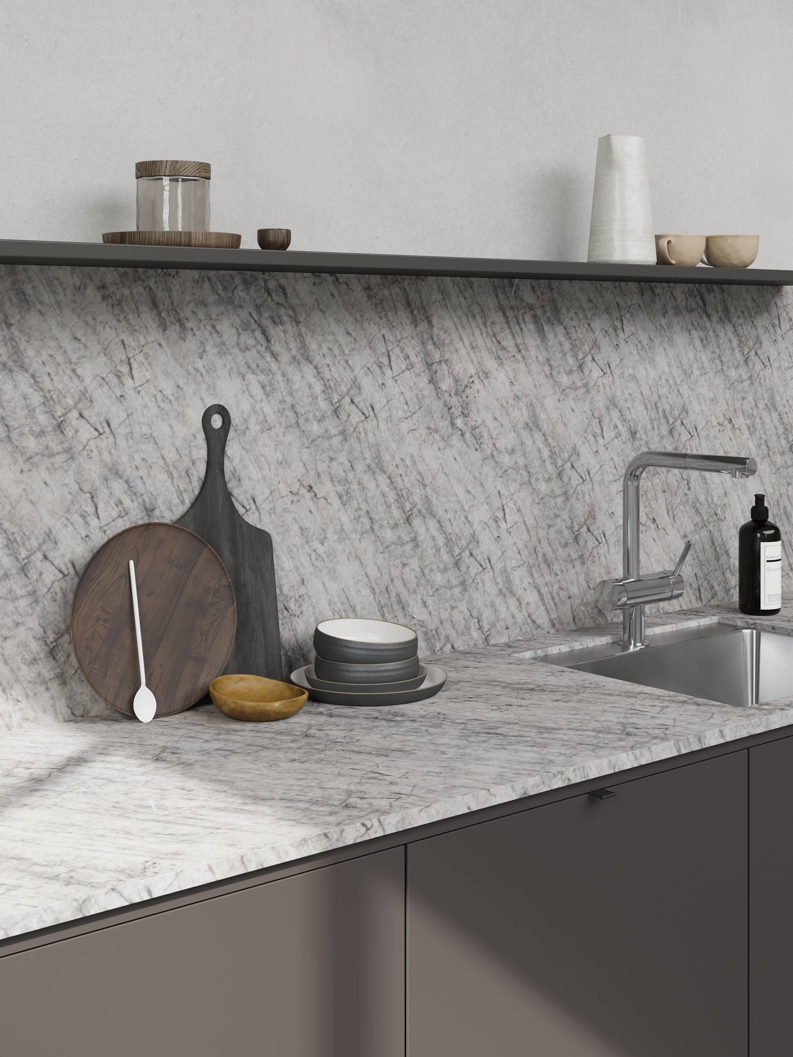 Velger du en laminat benkeplate, får du en meget slitesterk benk som holder seg like fin år etter år. Alle våre benkeplate er laget av av høytrykkslaminat, som gir deg et utrolig slitesterkt produkt.