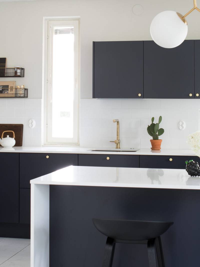 Neve-keittiö Luonto-värissä Meri