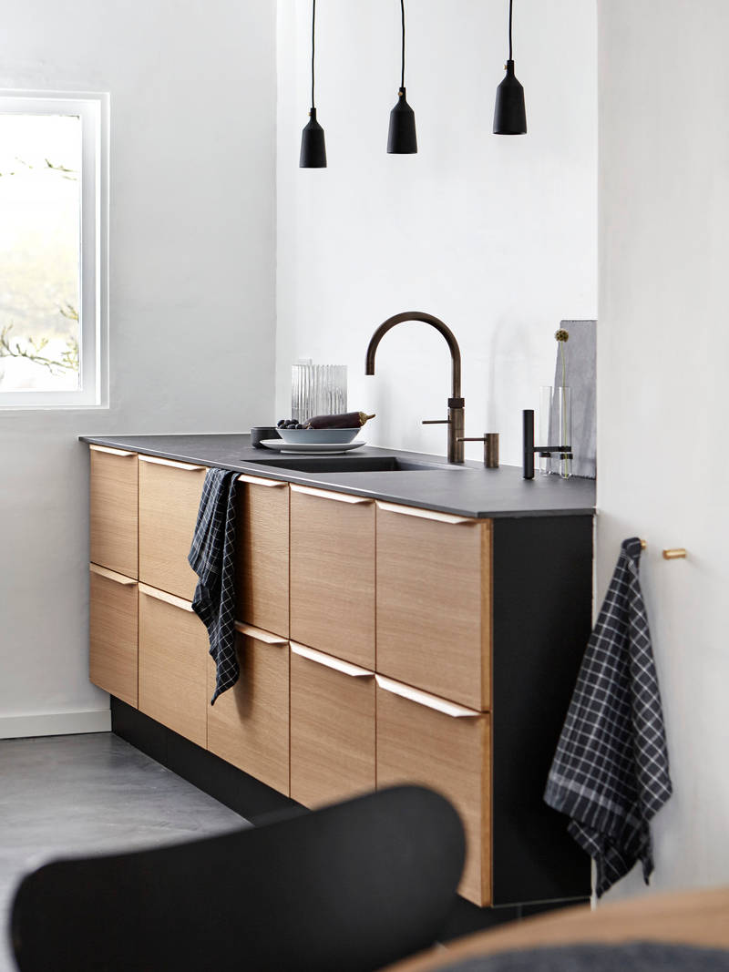 Everline køkken træ greb