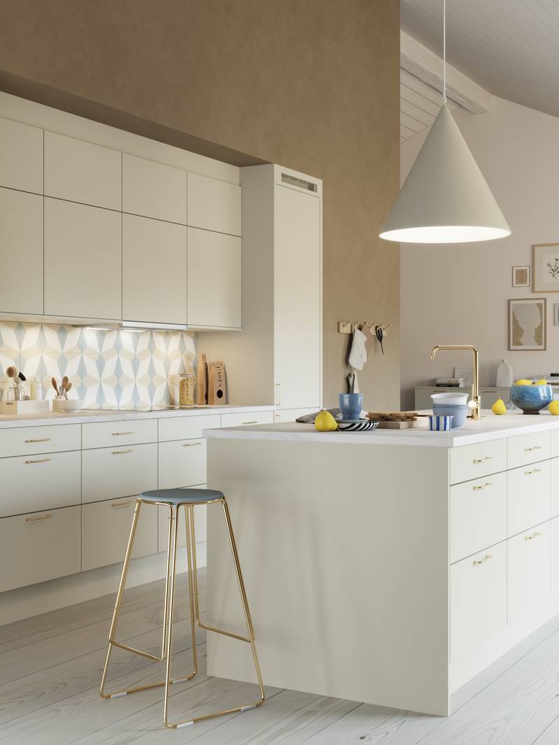 Norema Areal beige  S 2005-Y20R moderne kjøkken