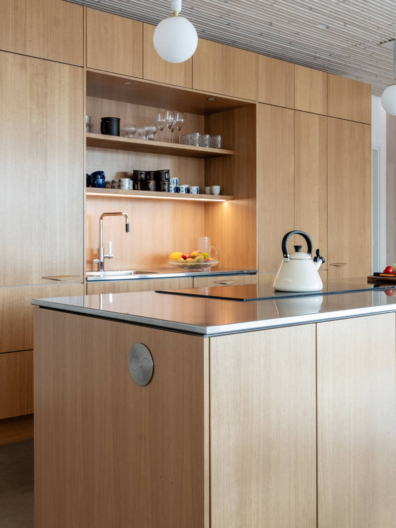 Aito luonnonväri tammi