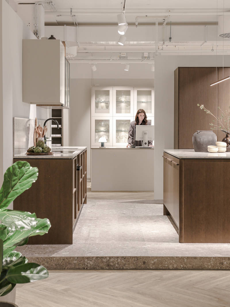 Kjøkkendesignere i butikk