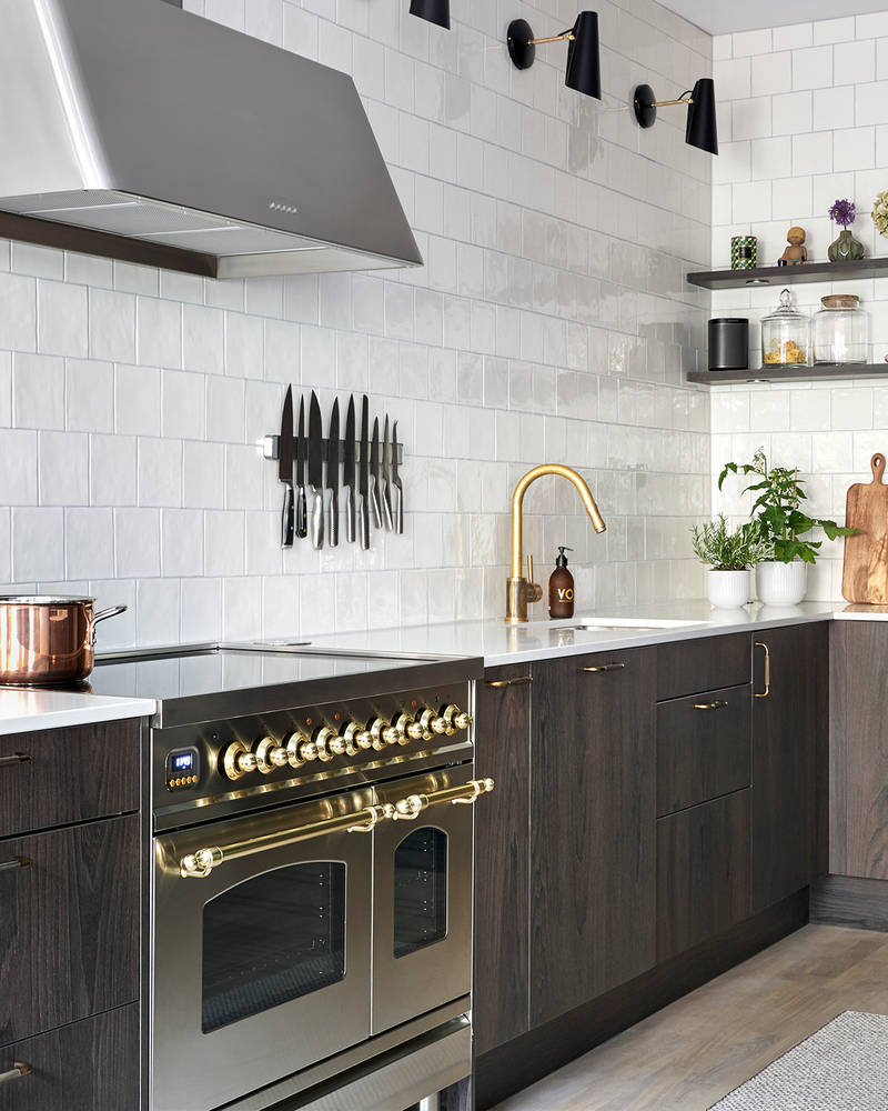 Ett kök i bistrostil från Marbodal hemma hos Anna och Per