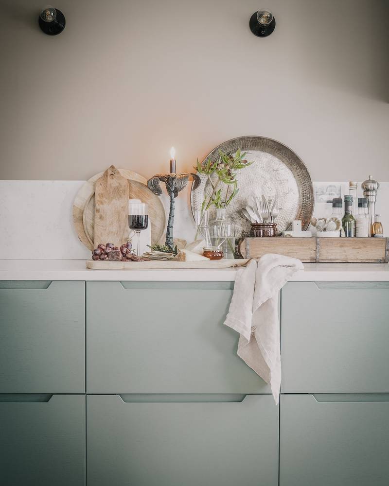 Kundekjøkken i farge Grønnfargen S5005-G20Y