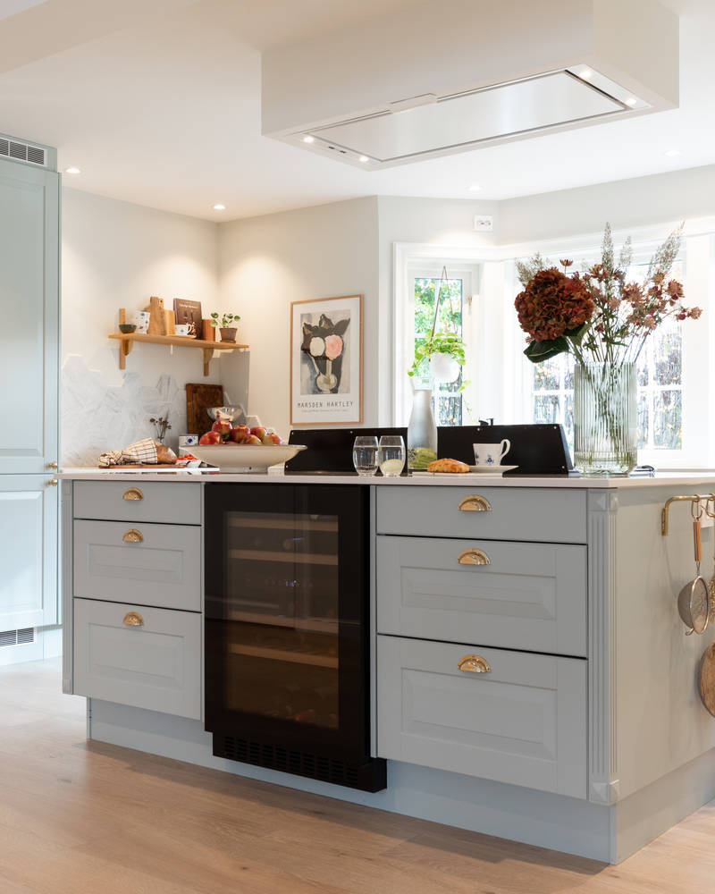 Nydelig Herregaards-kjøkken i fargen S2005-G10Y i privat hjem på Byåsen i Trondheim.