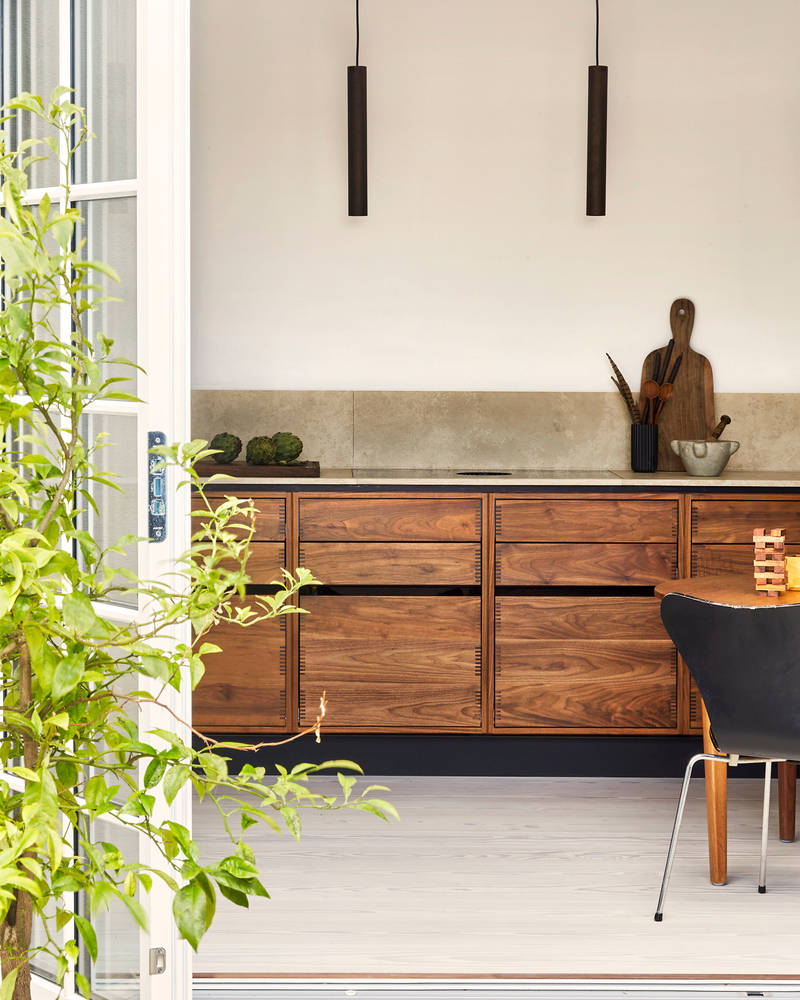 Copenhagen snedkerkøkken i valnød