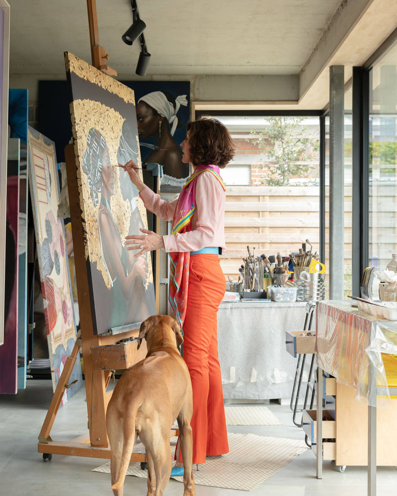 Kunstnerbolig med Copenhagen egetræ fra uno form