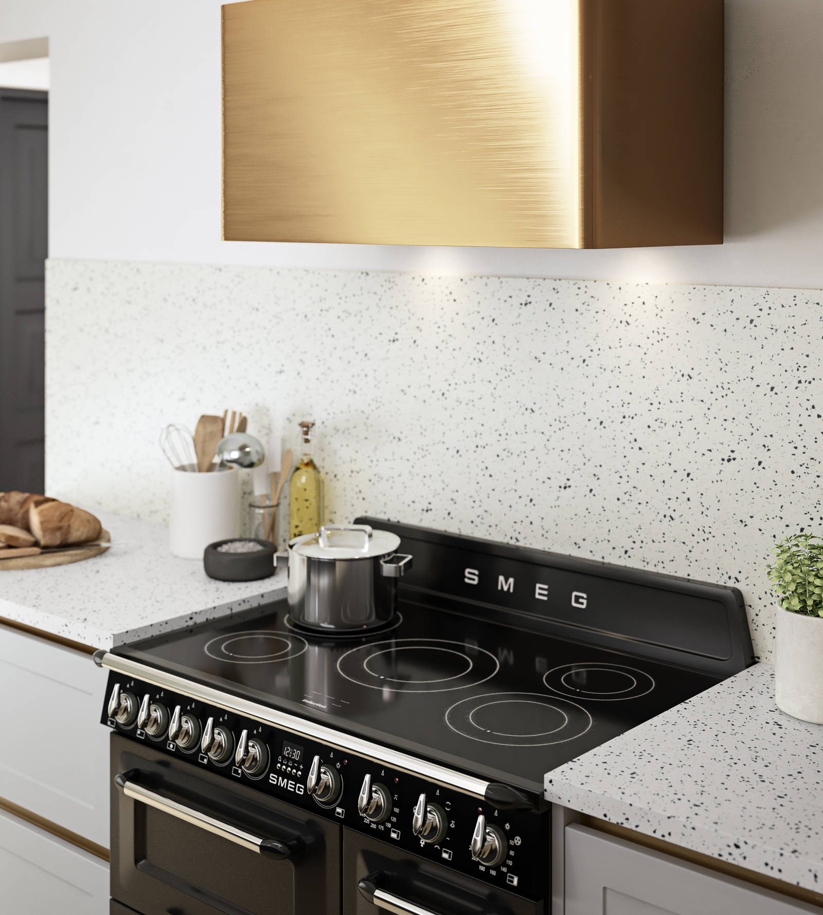 Integra Dunham Kitchen by Magnet. Premium painted matt finish with unique door style available in 20 colours.