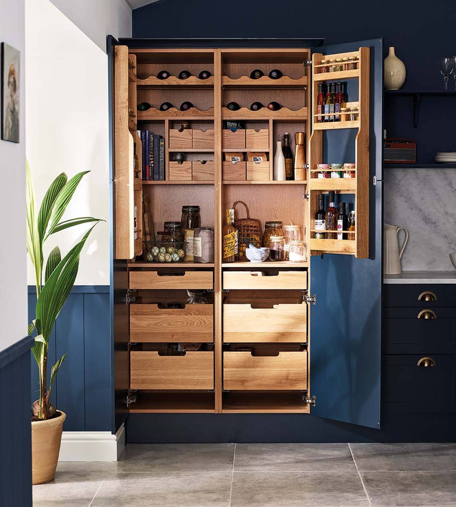 Dunham kitchen by Magnet. Smooth matt finish traditional or modern style available in over 20 colours.