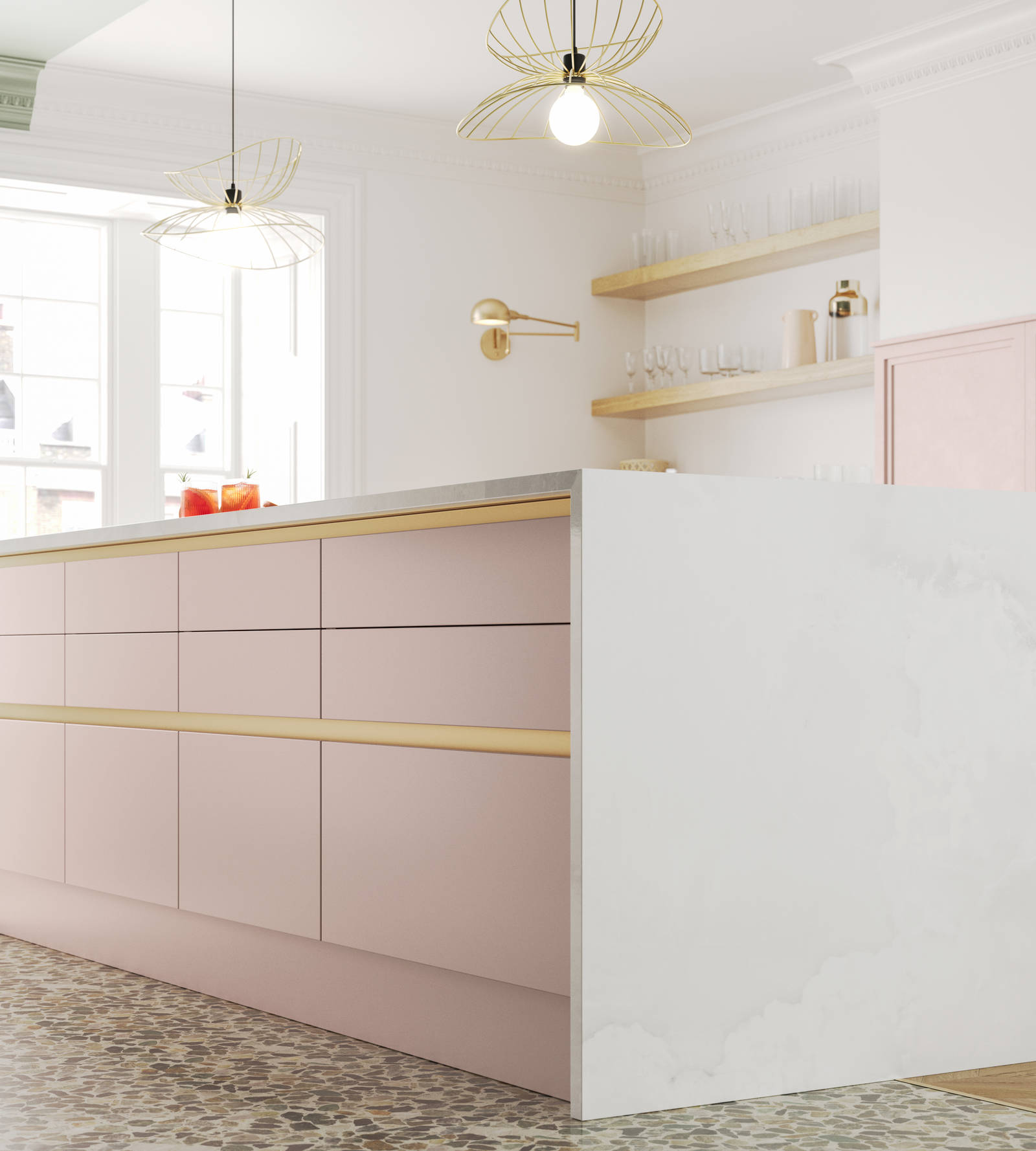 Integra Soho by Magnet. Ultra-contemporary design with sleek handless doors and available in 20 different colours.