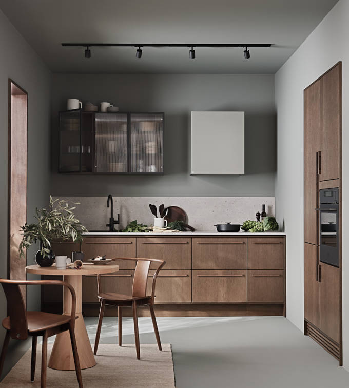 Marbodal Signatur Ekbacken - kök i ekfaner brunbetsad kulör