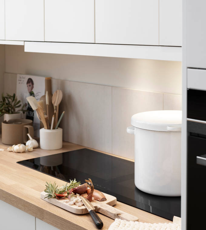 Marbodal - bänkskiva vitbetsad ek med smalare häll från Siemens