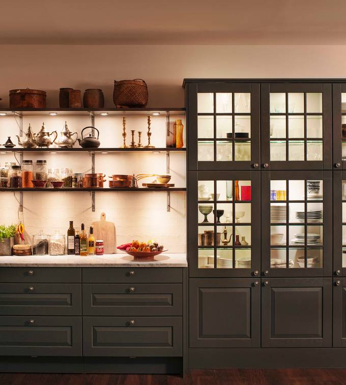 Lindö ek Granit - kök från Marbodal