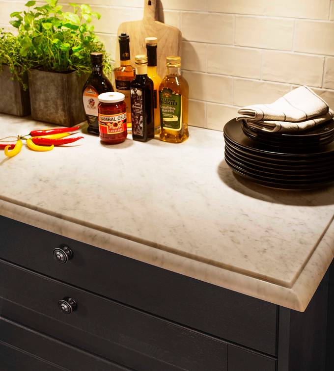 Marbodal - bänkskiva marmor Bianco Carrara